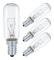 Kompatibel med fläktkåpor: E14 40W, T25 230V glödlampa, varmvit 2700k, dimbar, 4-pack