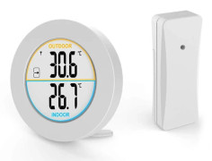 {CA}Inomhus- och utomhustermometer, Digital trådlös termometer med