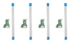 4x för PS4-kontroller - USB-laddningsport kretskort -040 12-stifts kabelport