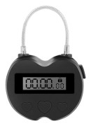 Smart Time Lock LCD-skärm Tidslås Multifunktionell Elektronisk Timer för Resor, Vattentät USB-laddning