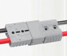 10 st Anderson-kontakt 50A med Anderson-handtag Gaffeltruck Batteriladdning Snabbkoppling Grå