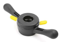 40mmx3mm Hjulbalanserare Snabbfäste Vingmutter med Tryckkopp Saxmutter
