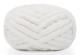 2 st Chunky Chenillegarn för Handstickade Filtar, Supermjukt Stort Jumbogarn (Vit)-FF-