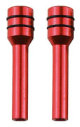 2st Bil Fordon Universal Innerdörr Låspinne Aluminiumlegering Dragpinne Knoppar - Perfekt Röd