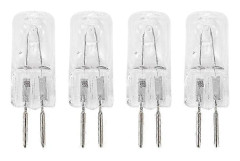4 220V 35W G5, 3-stifts strömförsörjning dubbel halogenlampa varmvit
