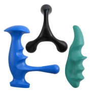 3-pack Manuell Tumskyddsmassage Triggerpunktsmassageverktyg