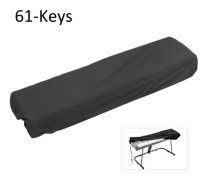 Digital Piano Keyboard Cover Waterproof Dustproof Music Accessory Black 61 Keys