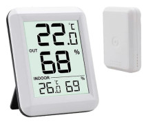 Trådlös Wifi Termometer Digital Termo-Hygrometer Inomhus Utomhus