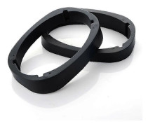 2 st Universal 6x9 Bilhögtalardistanser Adapter Fäste Monteringsplatta Ringhållare