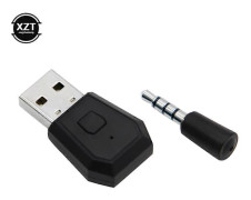 Ny Bluetooth-dongel för PS4 3,5 mm Bluetooth 4.0+EDR USB-adapter USB-adapter för PS4 Stabil prestanda Bluetooth-headset