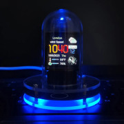 Tube Clock Color Light Tube LED Display Intelligent Electronic Weather