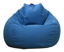 Ny design extra stora sittpuffar Sofföverdrag inomhus Lazy Lounger för vuxna barn Hotsale Hög kvalitet Blå 90 * 110cm_ca Blå Blue 90 * 110cm