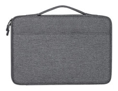 Mörkgrå 17,4 tums laptop skyddsfodral, handväska portfölj Co