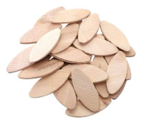 Storlek 0 Foglameller, 100-pack, Lamello, Högkvalitativa Plattpluggar av Bokträ för Snickeri och DIY-projekt/NC/