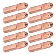 10 stycken MIG-svetmunstycken 0,9 mm MIG-svetskontaktspetsar Kopparledande munstyckesset för industriell svetsning/NC/