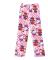 Dam Jul Tecknade Fleece Pyjamasbyxor, Flickor Tryckta Flanell Sovbyxor Present (överallt tryck) KT Katt rosa XXL