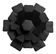 Explosionsbox, Presentbox - Hexagon Svart