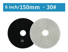 6 tum 150 mm diamantpolerplattor flexibla slipskivor för granitpolering polimento polimento lixadeira (YJD)