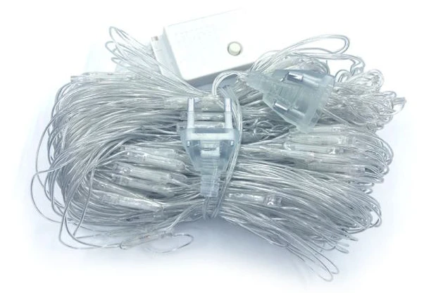 Säkra Spänningsnät Julstjärnor Vattentäta Utomhus Inomhus 320LED 3M*2M (10ft*6.6ft) Flerfärgade, 8 Lägen