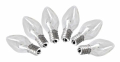 6-pack Himalayasaltlampor E12, 15 watt för rumsbelysning 220-240V—max