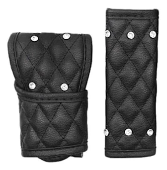 2-pack Läder Växelspaksknoppskydd, Universal Glansig
