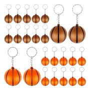 24 st Mini Basketboll Nyckelringar Basketboll Nyckelringar Bask