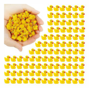 Mini Yellow Ducks, Tiny Ducklings, Garden Landscape, Aquarium, Dollhouse, Potted Plants, Decoration, 100pcs