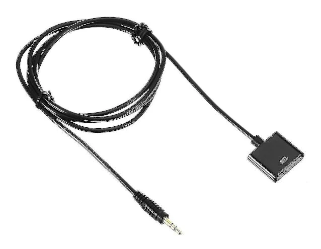 Aux 3,5 mm hane till 30-stifts hona musik kabel ledning kompatibel iPod kompatibel iPhone dock adapter kabel_Italiensk design