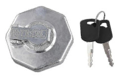 Tanklock med nyckel för Npr Nqr 4hk1 8-98146010-0 8-98088982-0 Silver