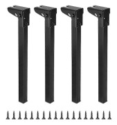 4 Pieces Folding Table Legs Foldable Table Legs Versatile Portable Stable for Nightstand Bench Computer Desk Accessories