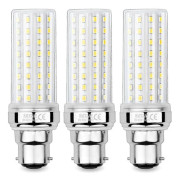 20W LED Majslampor, 150W Ekvivalent Glödlampa, 2300LM, 3000K Varmvit, B22 Bajonettlampor, 3-pack