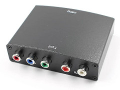 1080P YPBPR till HDMI Video Audio Converter Komponent till HDMI