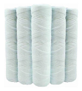 5 mikron trådlindat bomullsfilter polypropen, 5-pack LGL