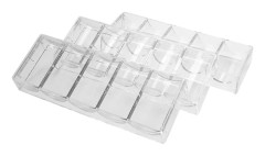 10 st Professionella Akrylpokermarker 100 Markerbricka (utan lock)