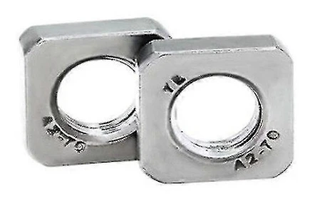 Rostfria fyrkantsmuttrar M3 50st