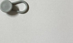 {XJ} Bästsäljande 10mm-15-18mm gummiband stretch justerings förlängningsknapp midjeband förlängning justeringsknapp Grå liten 10mm*rund