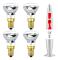 Lavalampa Glödlampa 25w E14 R39 Varmvit Varmvit Reflektorlampa Ses Liten Skruv Edison Glödlampa Spotlight (4-pack) [Energiklass C]-subaoe