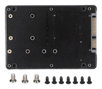 Adapter Konverter Hölje 2 i 1 M.2 BKey NGFF MSATA till SATA3.1 Adapter Konverter Hårddiskfodral
