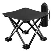 Fällbar Pall Hopfällbar Pall Hopfällbar Pall Campingpall, Fällbar Pall med Stabila Fötter och Bärväska, Fällbar Pall för Picknick Fiske