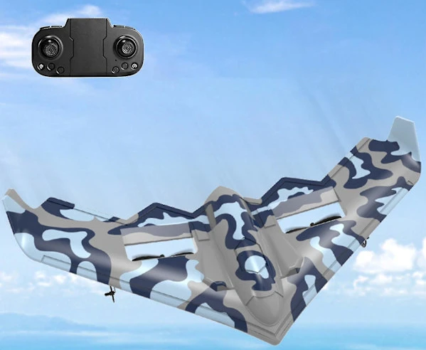 Fjärrstyrd B-2 bombplan - Fjärrstyrd bombplan för nybörjare, skumdrönarflygplan leksak RC flygplan segelflygplan leksaker presenter till barn och vuxna