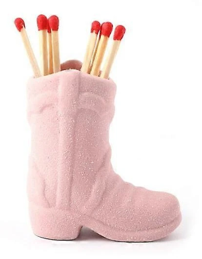 Tändarhållare i form av en cowboyboots Blå