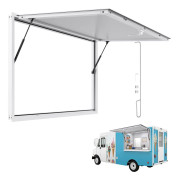 Serveringskiosk 152x92 cm, Matvagnsmodell, med Markis