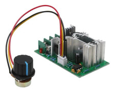 20a Pwm Dc Motor Hastighetsregulator 12v 24v 36v 48v Med Potentiometerknapp