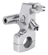 25mm 1 tums Motorcykel Kopplingshandtag Fäste Hållare För Shadow 600 Vt750 Silver Aluminiumlegering