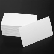 Tomma vita kartongpapper Meddelandekort Visitkort Ord Kort DIY Tag Presentkort Cirka 100 st (Wh