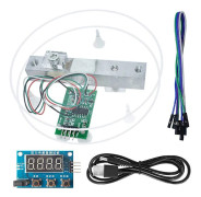 HX711 Vikt Sensormodul Kit Digital Lastcell Vikt Sensor A/D Modul 5KG Våg för , Våg Dis