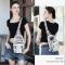 Genomskinlig Sling Bag Herr Stadium Godkänd Transparent Axelväska för Kvinnor Crossbody Väska med Justerbar Rem, T560