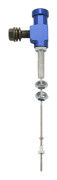 Motorcykel Hydraulisk Koppling Huvudcylinder Stång Bromspump M10x1.25mm Aluminium Blå