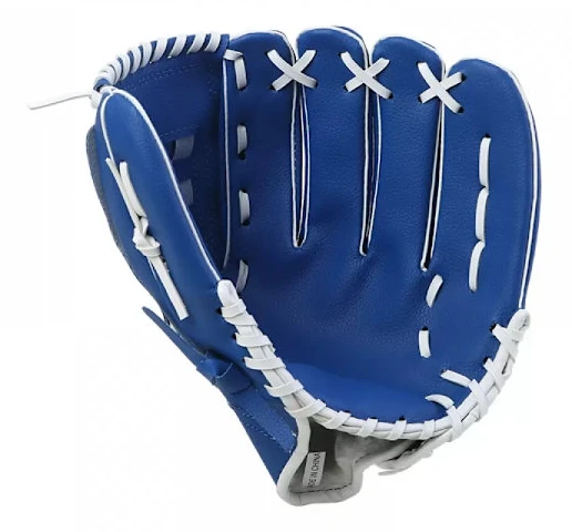Ungdoms Basebollhandske För Infield Spel, Högdensitets Dämpad Handflata Med Dubbel Läder Snöre Bollblock Och Skum Baseboll Ingår, Höger Hand