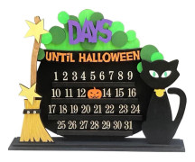 2025 Halloween Adventskalender i trä, 1 st, Mobil Pumpablock